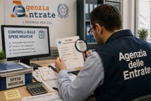 Agente fa controlli su spese mediche