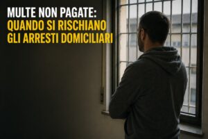 uomo ai domiciliari