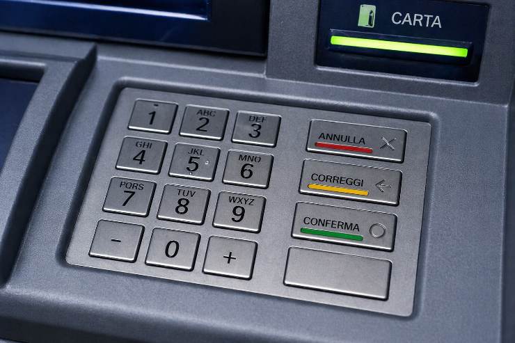 tastiera bancomat