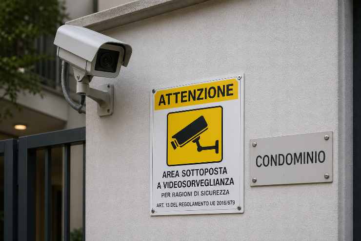 telecamera condominiale