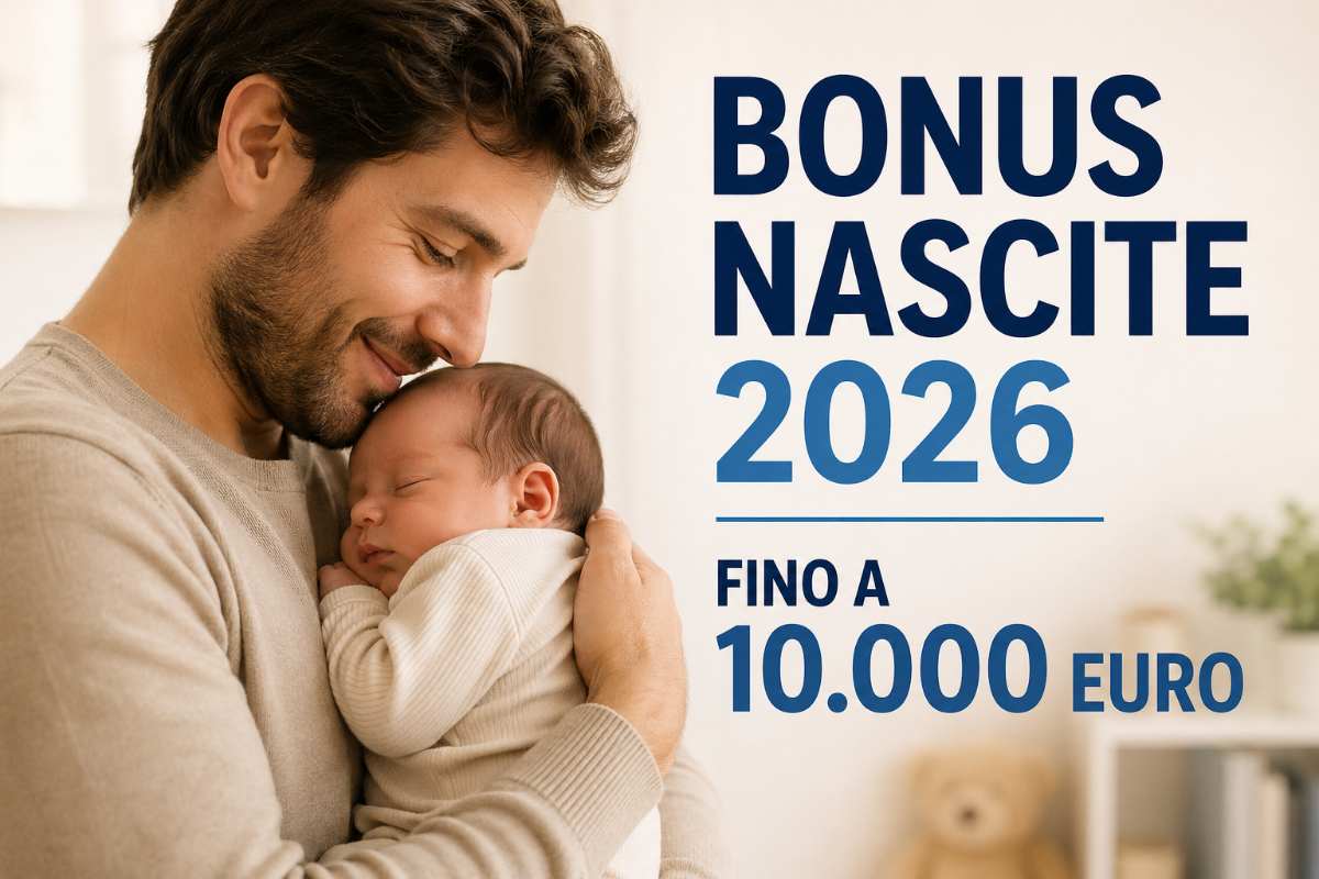 genitore con neonato in braccio